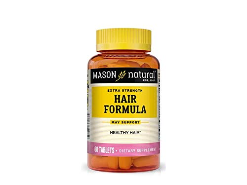 Mason natural hair formula multivitamin tablets, extra strength, 60 ea