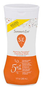 Summers Eve feminine wash for sensitive skin, morning paradise - 9 Oz