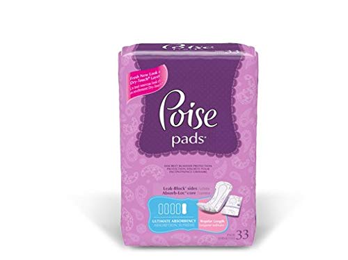 Poise ultimate absorbency pads, long - 27 ea, 4 pack.