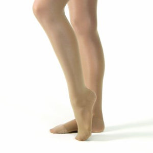 Jobst UltraSheer Thigh Highs Stockings, 8-15 mmHg Compression, Silky Beige, Size: Medium - 1 Ea.