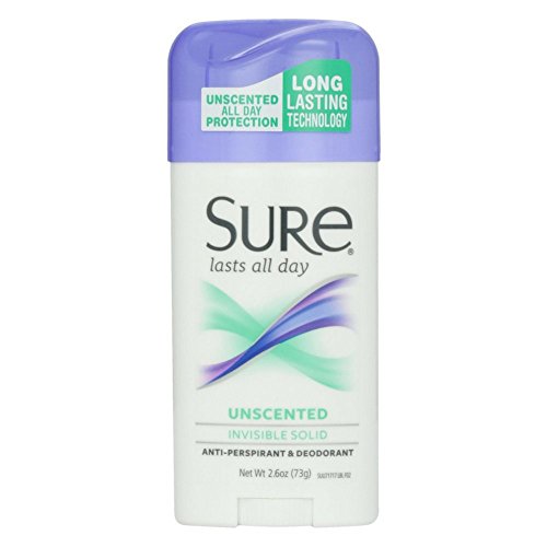 Sure Clear Dry Antiperspirant Deodorant Solid, Unscented - 2.6 oz