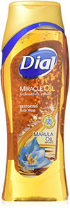 Dial Body Wash Miracle Oil, Marula Oil Infused For Soft Skin - 16 oz.