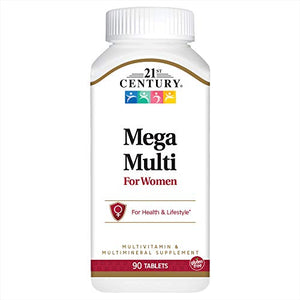 21st Century Mega Multi Vitamin For Women Tablets - 90 ea.