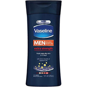 Vaseline Men Extra Strength Body and Face Lotion - 10 OZ