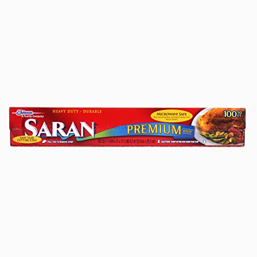 Saran Premium Wrap, 100 inches - 12 Pack.