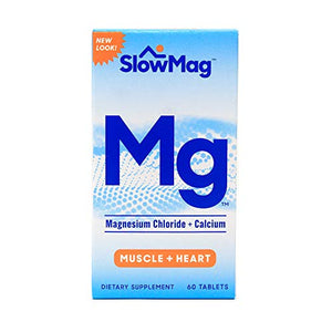 Slow-Mag Magnesium Chloride With Calcium Tablets - 60 ea