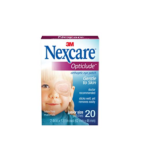 Nexcare Opticlude Orthoptic Eye Patches, Junior Size, 20-ct Boxes