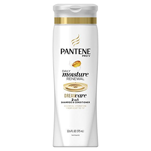 Pantene Pro-V 2 in 1 Shampoo & Conditioner, Daily Moisture Renewal - 12.6 oz