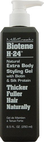 Mill Creek Botanicals - Biotene H-24 Natural Extra Body Styling Gel With Biotin & Silk Protein - 8.5 oz