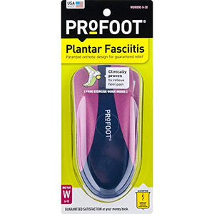 ProFoot Plantar Fasciitis Insoles for Women - 1 Pair