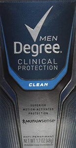 Degree Men Clinical + Antiperspirant And Deodorant, Clean - 1.7 oz