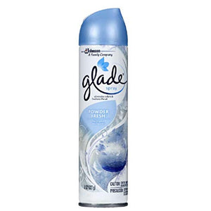 Glade Aerosol Powder Fresh Air Freshener Spray - 8 oz, 12 pack