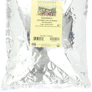 Starwest Botanicals - Bulk Peppermint Leaf C/S Organic - 1 lb.