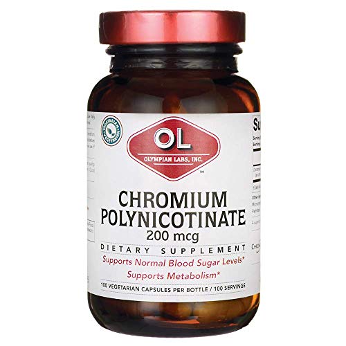 Olympian Labs - Chromium Polynicotinate 200 mcg. - 100 Vegetarian Capsules
