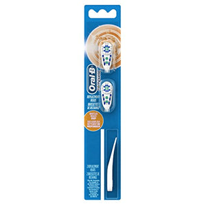 Oral-B Crossaction Power Battery Toothbrush Refill Heads, Soft - 2 ea