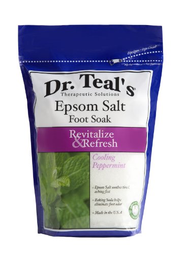 Dr. Teals Revitalize and Refresh Epsom Salt Foot Soak With Cooling Peppermint - 2 lb