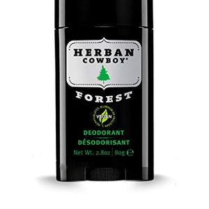 Herban Cowboy - Natural Grooming Deodorant Stick Maximum Protection Forest - 2.8 oz.