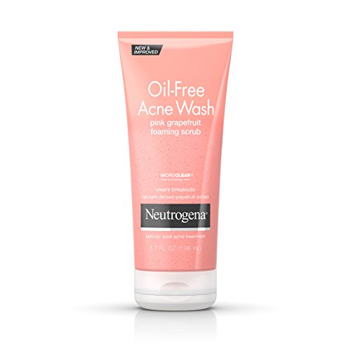 Neutrogena Oil - Free Acne Foaming Scrub, Pink Grapefruit - 6.7 OZ