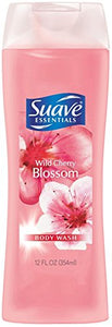 Suave Naturals Indulgent Body Wash, Wild Cherry Blossom - 12 Oz.