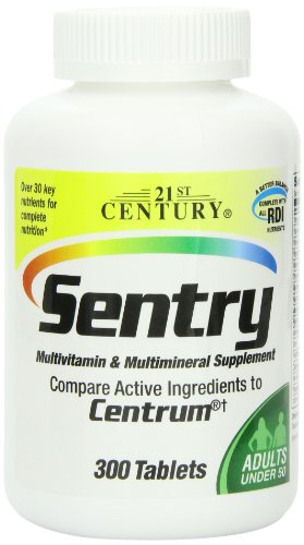 21st Century Vitamins Sentry Multivitamin & Multimineral Tabs - 300 ct