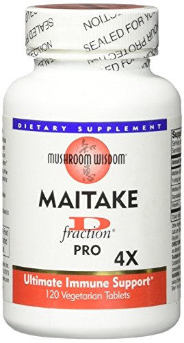 Mushroom Wisdom - Grifron Pro Maitake D Fraction 4X - 120 Tablets