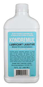 Kondremul lubricant laxative, mineral oil for the relief of constipation - 480 ml