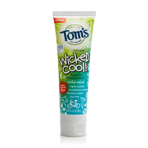 Tom's of Maine - Natural Toothpaste Wicked Cool Anticavity with Fluoride Mild Mint - 4.2 oz.