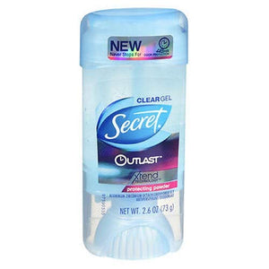 Secret Outlast Deodorant Clear Gel, Protecting Powder - 2.7 oz
