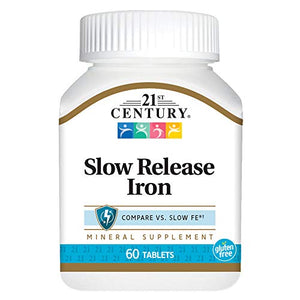 21st Century Slow Release Iron Tablets - 60 ea
