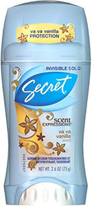Secret Scent Expressions Va Va Vanilla Invisible Solid Antiperspirant & Deodorant - 2.6 oz