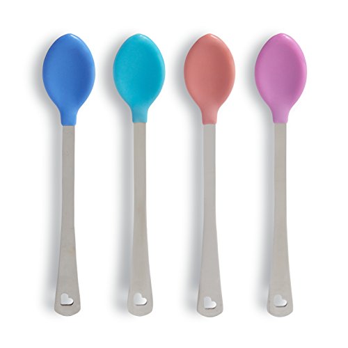 Munchkin Baby Healthflow White Hot Safety Spoons - 4 / Pack.