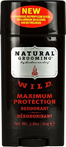 Herban Cowboy - Natural Grooming Deodorant Stick Maximum Protection Wild - 2.8 oz.