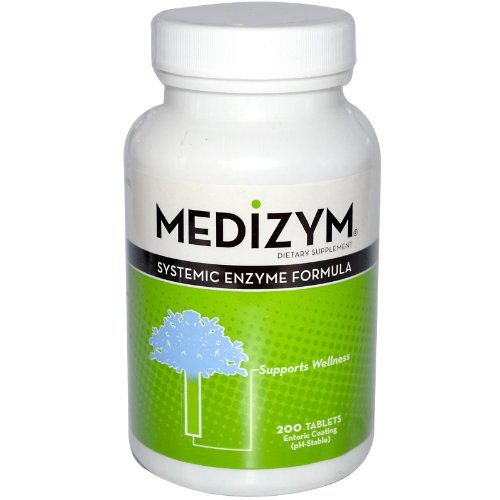 Systemic Tablets Naturally Vitamins - Medizym Systemic Enzyme Formula - 200 Tablets ...