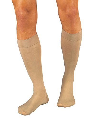 Jobst Medical Legwear Stockings Relief Compression Knee High 30-40 mm/Hg Closed Toe Beige, Full Calf X-Large - 1 ea
