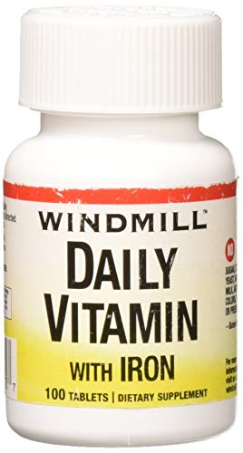Windmill daily vitamin with iron and beta carotene tablets - 100 ea