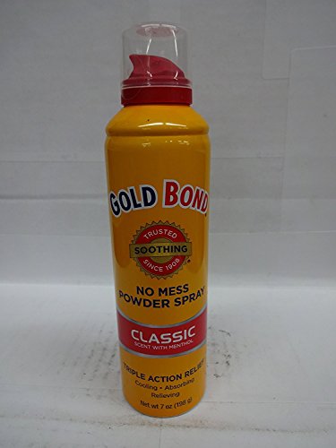 Gold Bond No Mess Classic Scent Powder Spray With Menthol - 7 Oz