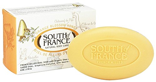 South of France - French Milled Vegetable Bar Soap Orange Blossom Honey - 6 oz.