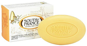 South of France - French Milled Vegetable Bar Soap Orange Blossom Honey - 6 oz.