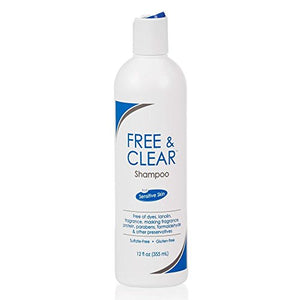 Free & Clear Shampoo for Sensitive Skin Plus Conditioner - 12 OZ