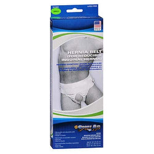 Sportaid Hernia Truss Double, Waist 30 In X 5 Inches For Men Small - 1 ea.
