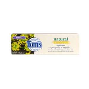 Tom's of Maine - Natural Toothpaste Propolis & Myrrh Fluoride-Free Spearmint - 5.5 oz.