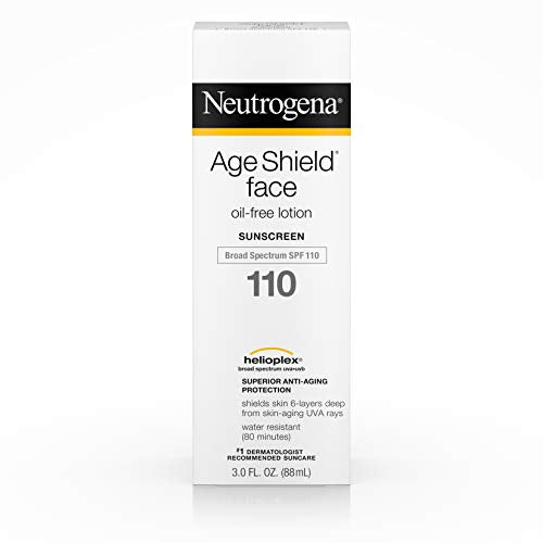 Neutrogena Age Shield Face Sunscreen Oil-Free Lotion, Broad Spectrum SPF 110 - 3 oz