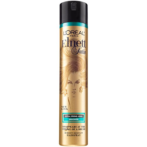 L'Oreal Elnett Extra Strong Hold Hair Spray, Unscented - 11 oz