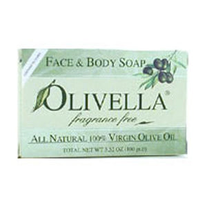 Olivella Fragrance Free Face And Body Bar - 3.52 oz