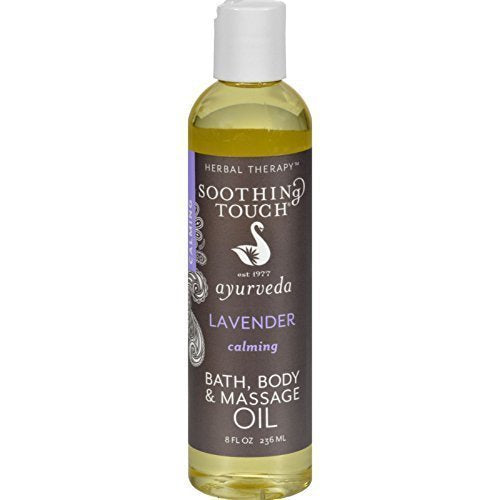 Soothing Touch - Bath Body & Massage Oil Calming Lavender - 8 oz.