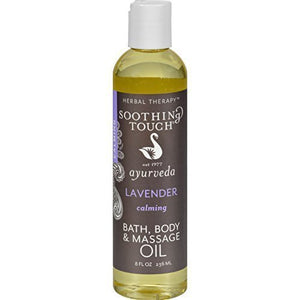 Soothing Touch - Bath Body & Massage Oil Calming Lavender - 8 oz.