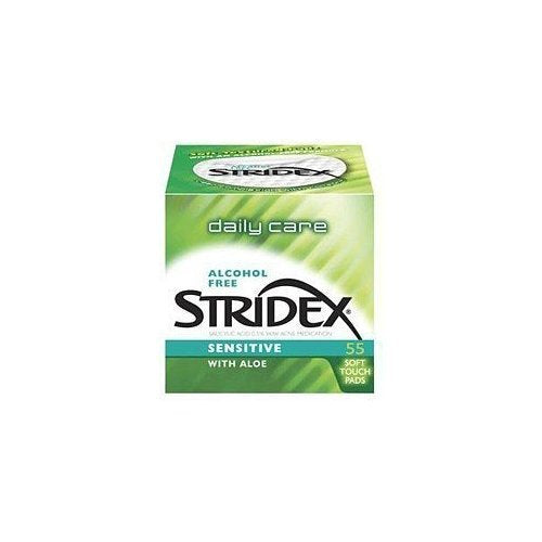Stridex Triple Action Medicated Acne Pads, Sensitive Skin - 55 Ea