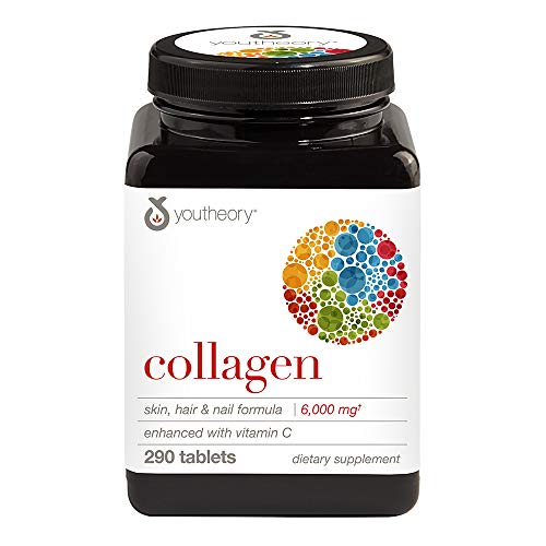 Youtheory - Collagen Advanced Formula Type 1,2 & 3 - 290 Tablets.