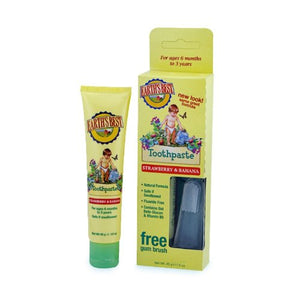 Earth's Best - Toddler Toothpaste by Jason Natural Products Strawberry & Banana - 1.6 oz.