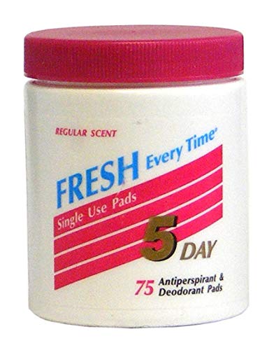 5-day Antiperspirant & Deodorant Pads, Regular - 75 ea